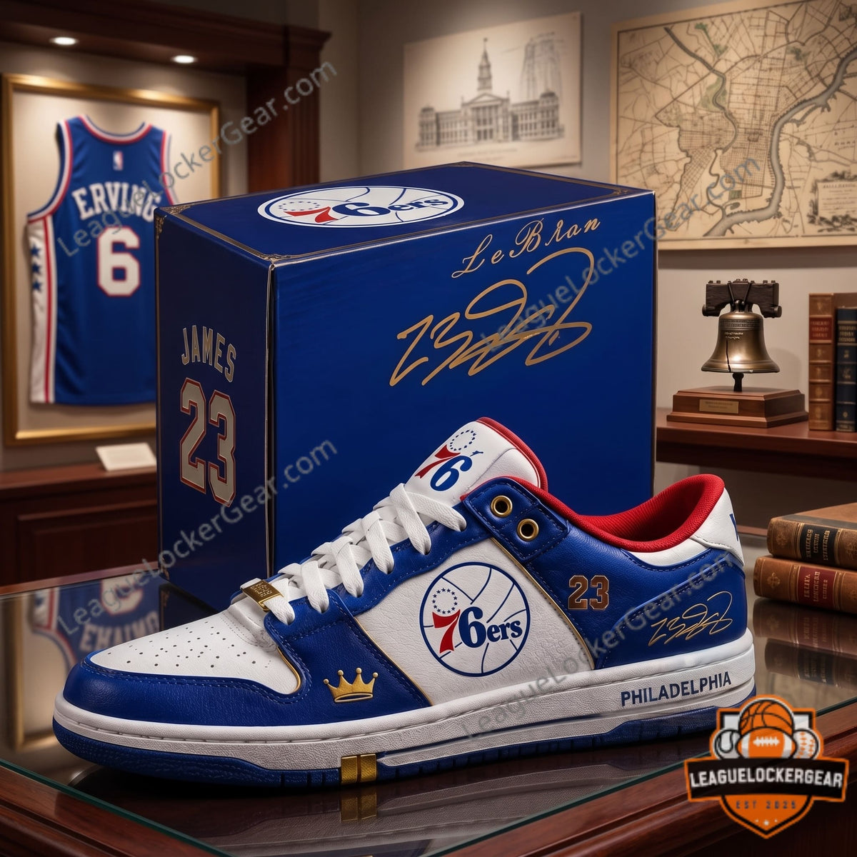 Philadelphia 76ers LeBron James Signature Edition Sneaker - LeagueLockerGear