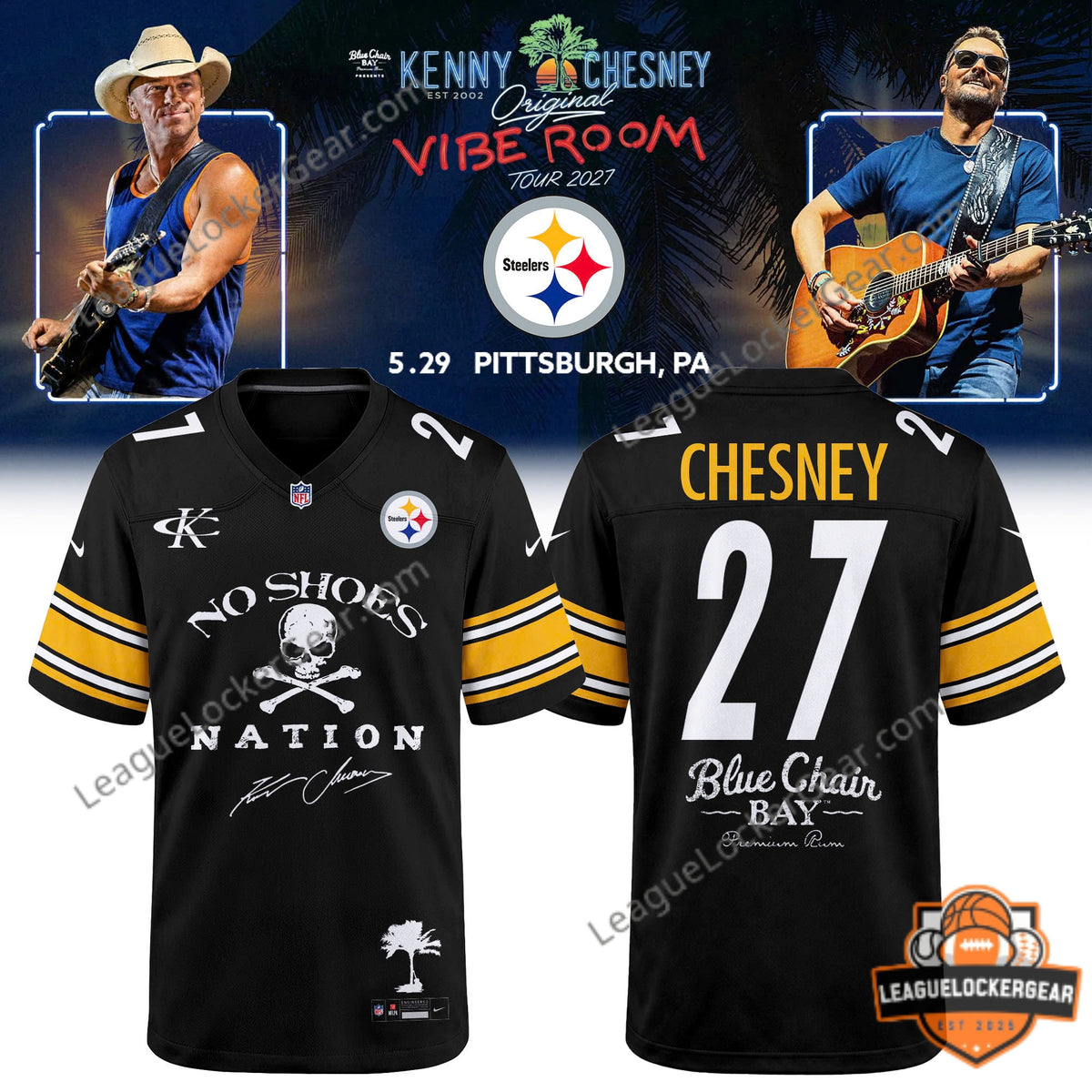 Pittsburgh Steelers Kenny Chesney Original Vibe Room Tour 2027 Footbal