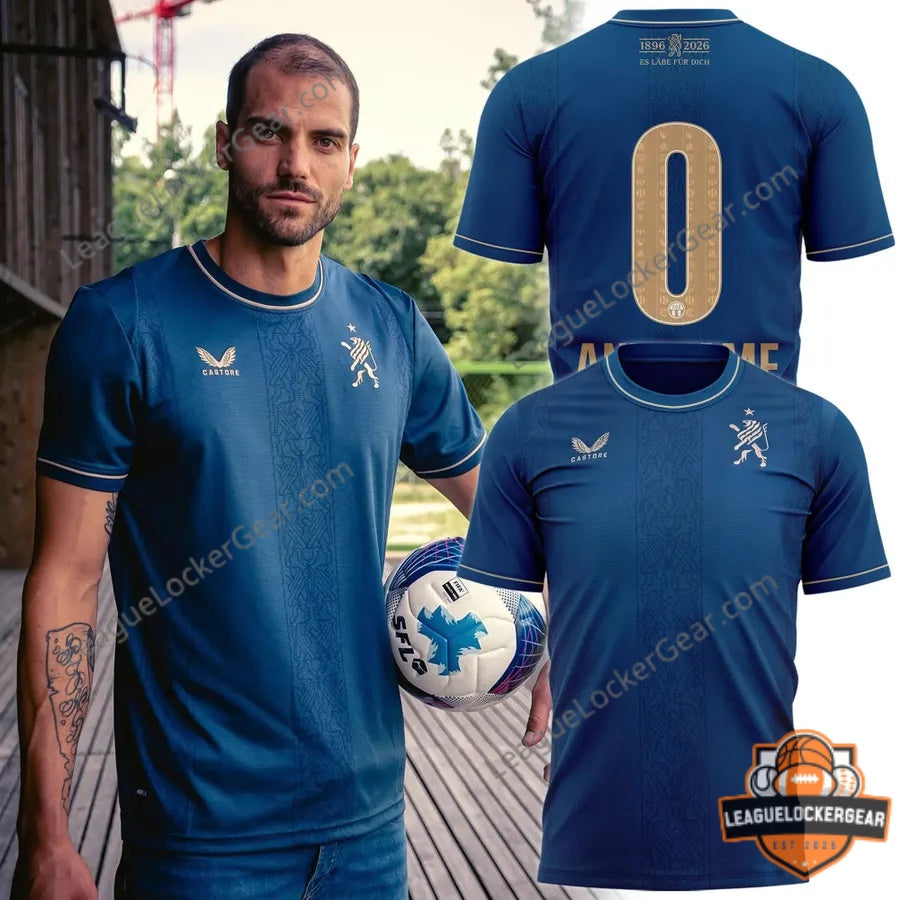 FC Zürich Castore 130th Anniversary Football Jersey - LeagueLockerGear
