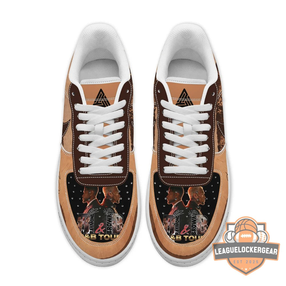 Raymond & Brown The R&B Tour Custom Sneakers - LeagueLockerGear