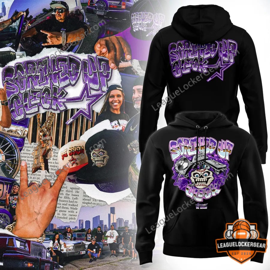DJ Screw Screwed Up Click x Houston Astros Hoodie - LeagueLockerGear