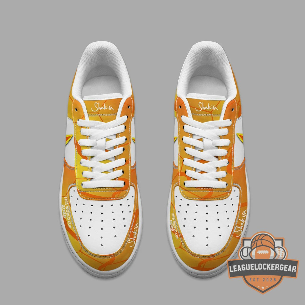 Shakira FIFA World Cup 2026 Custom Nike Air Force 1 Shoes - LeagueLockerGear