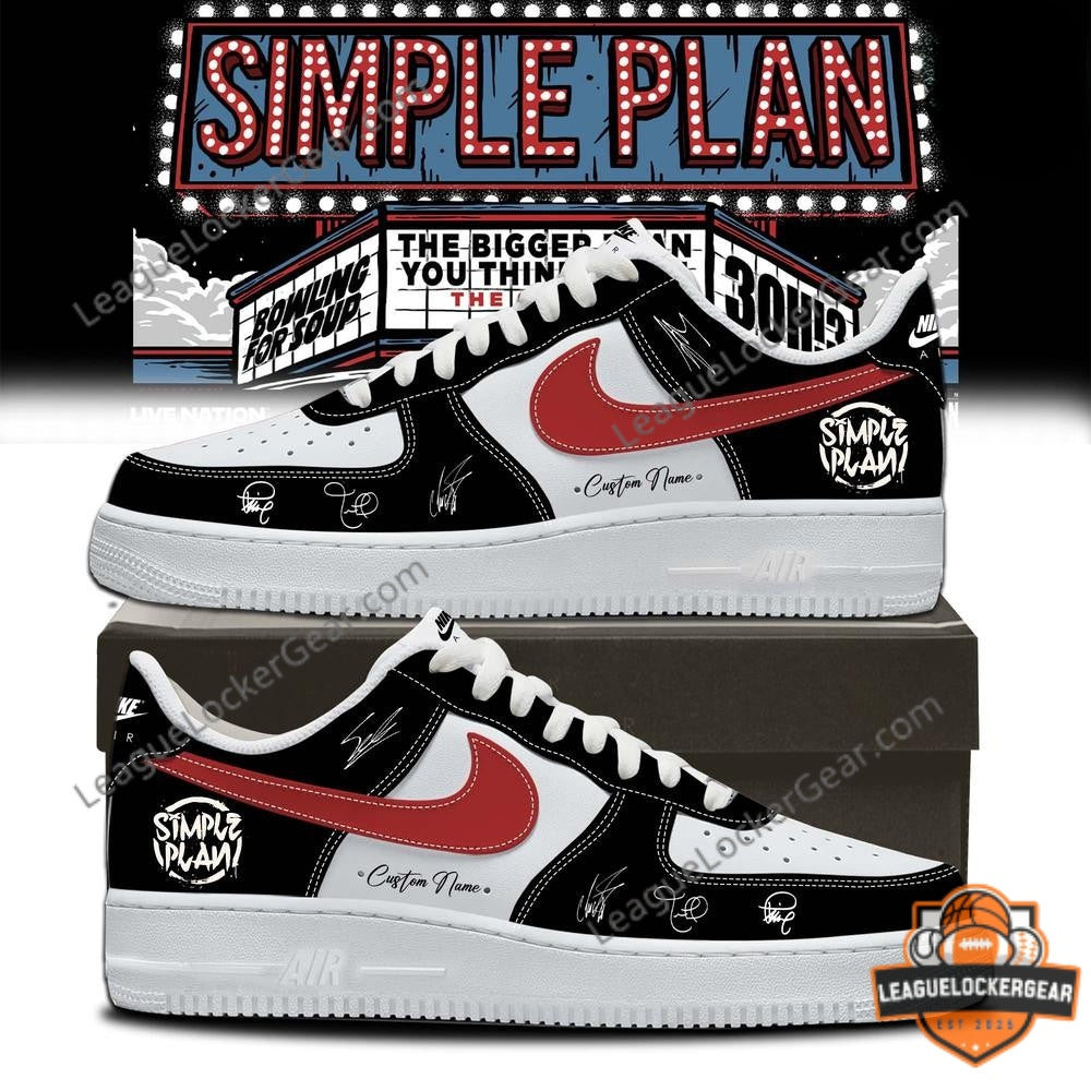 Simple Plan The Bigger You Think The Better It Is Tour Sneakers - LeagueLockerGear