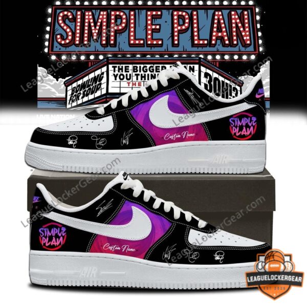 Simple Plan The Bigger You Think The Better It Is Tour Sneakers - LeagueLockerGear