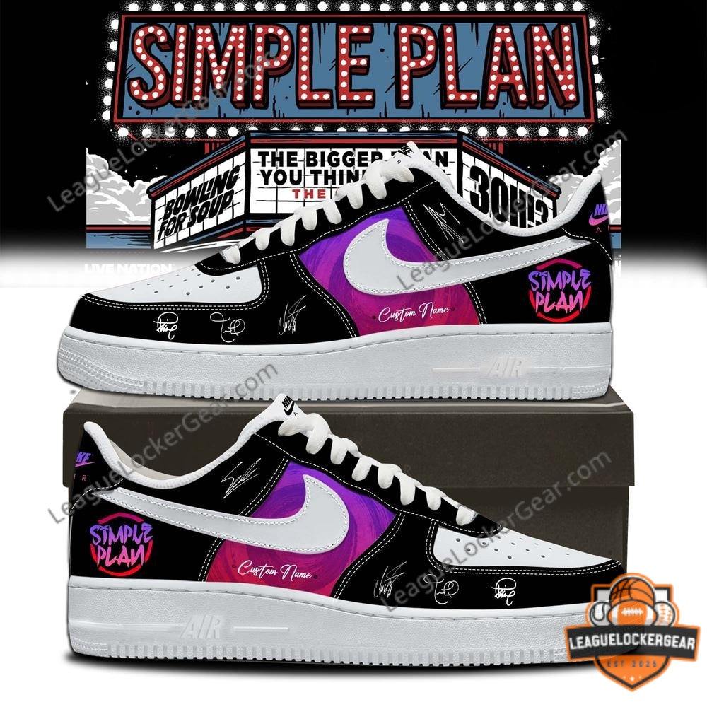 Simple Plan The Bigger You Think The Better It Is Tour Sneakers - LeagueLockerGear