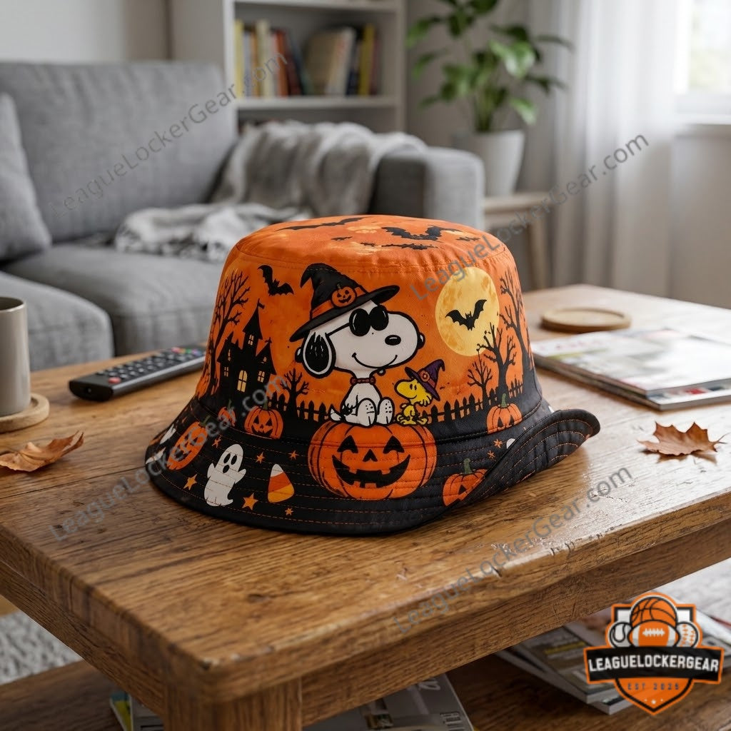 Snoopy Spooky Halloween Bucket Hat 2026