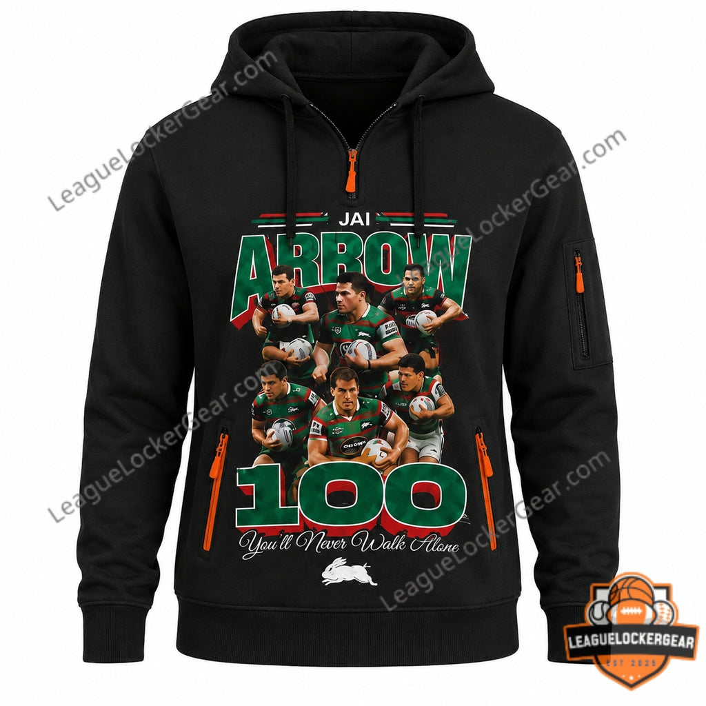 South Sydney Rabbitohs Jai Arrow 100 You'll Never Walk Alone Hoodie