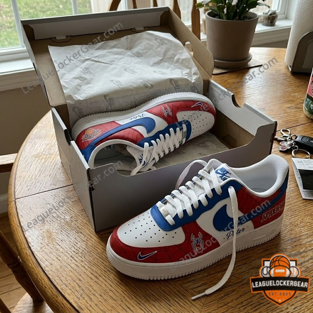 Spider-Man Brand New Day x New York Knicks Crossover Sneakers - LeagueLockerGear