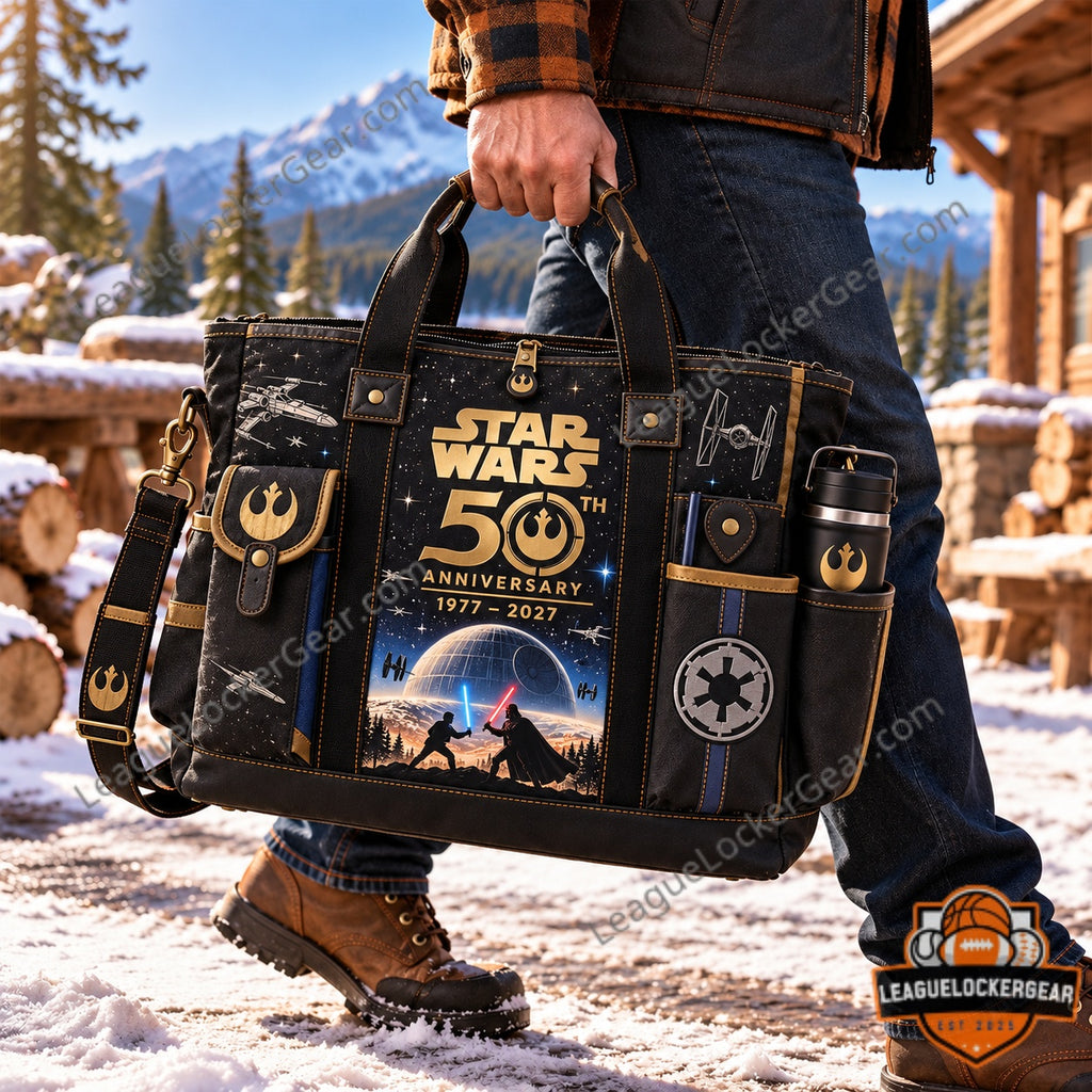 Star Wars 50th Anniversary 1977-2027 Tote Bag