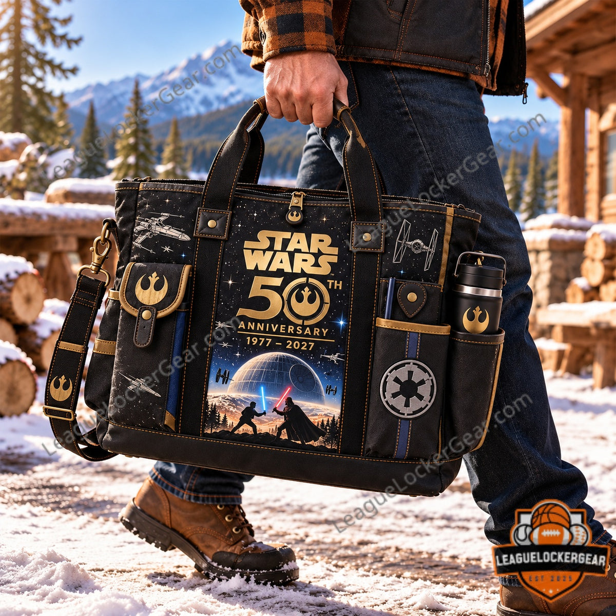 Star Wars 50th Anniversary 1977-2027 Tote Bag