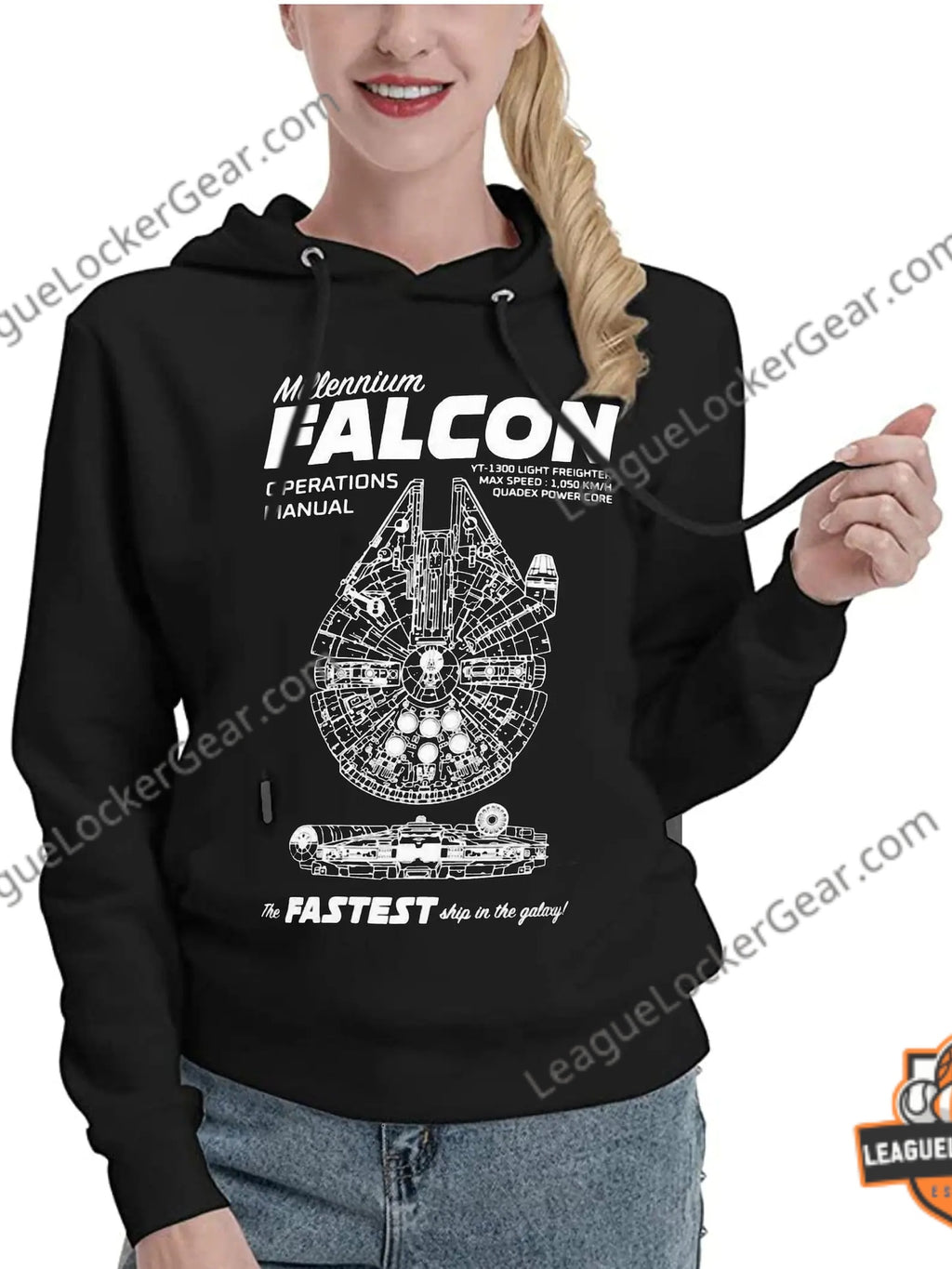 Star Wars Millennium Falcon Hoodie - LeagueLockerGear