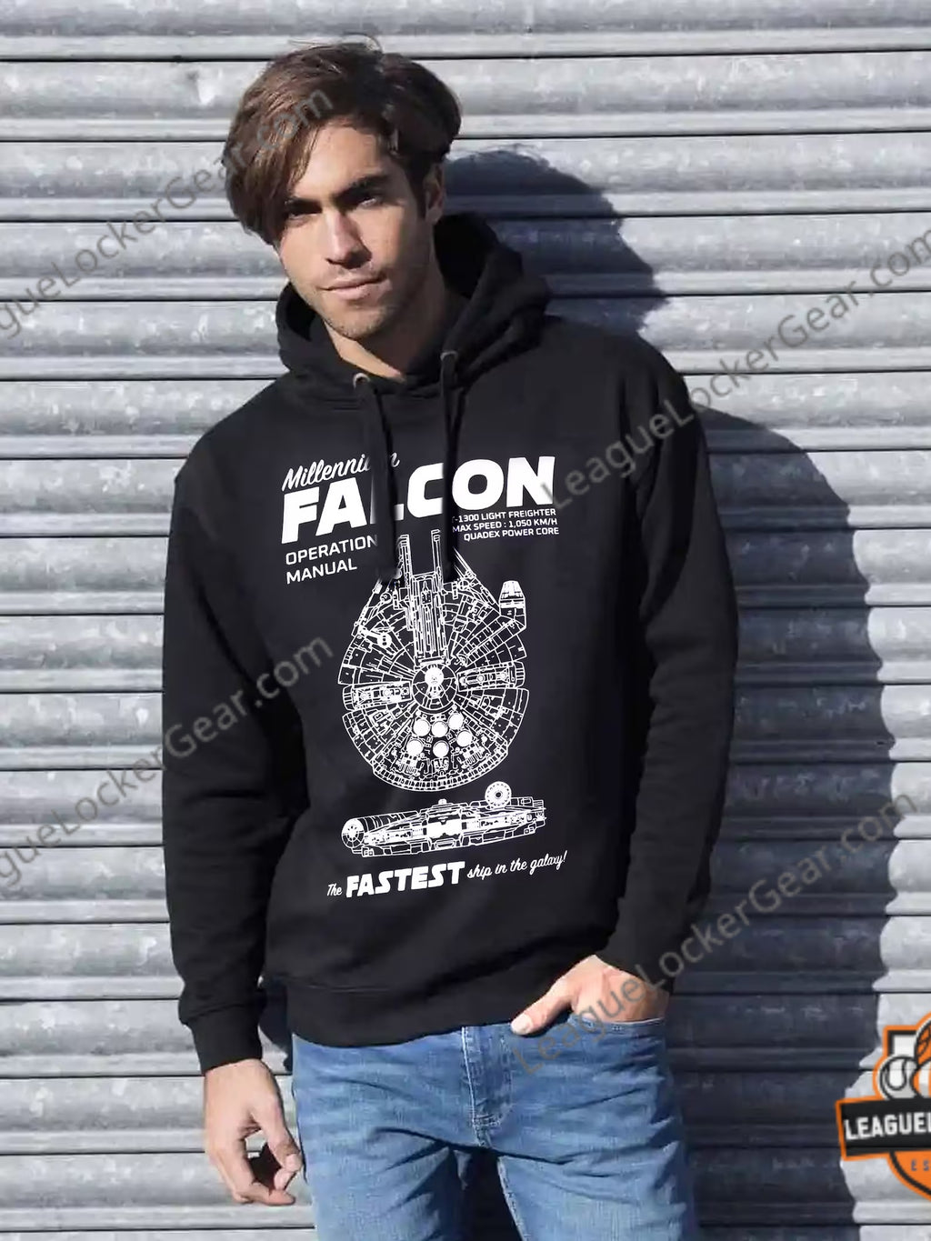 Star Wars Millennium Falcon Hoodie - LeagueLockerGear
