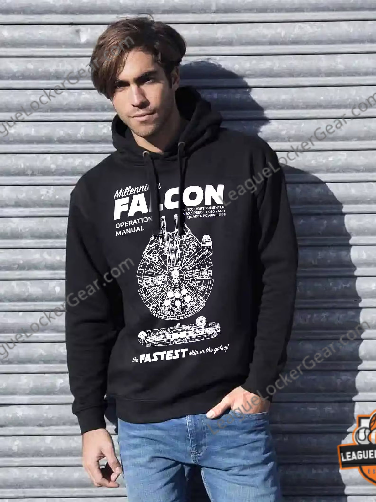 Star Wars Millennium Falcon Hoodie - LeagueLockerGear
