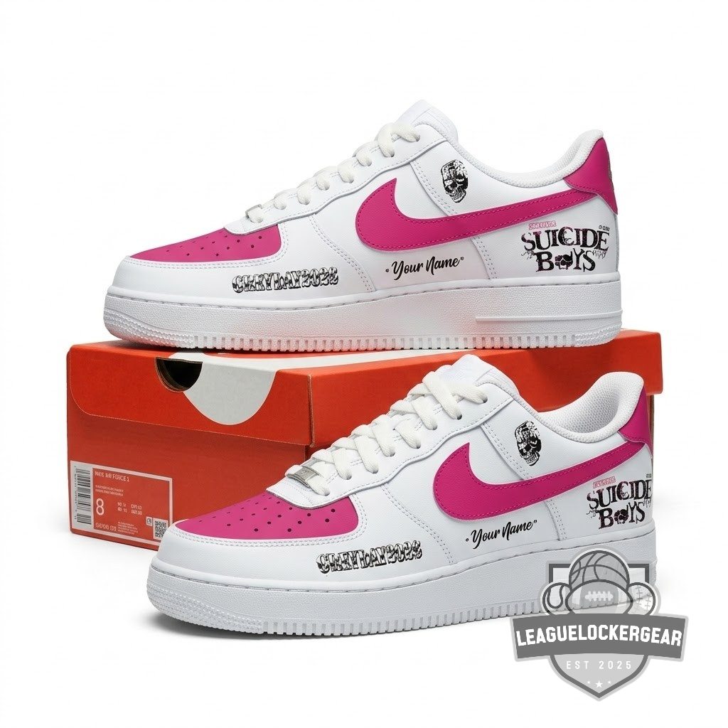 Suicide Boys Grey Day 2026 Custom Nike Air Force 1 - LeagueLockerGear