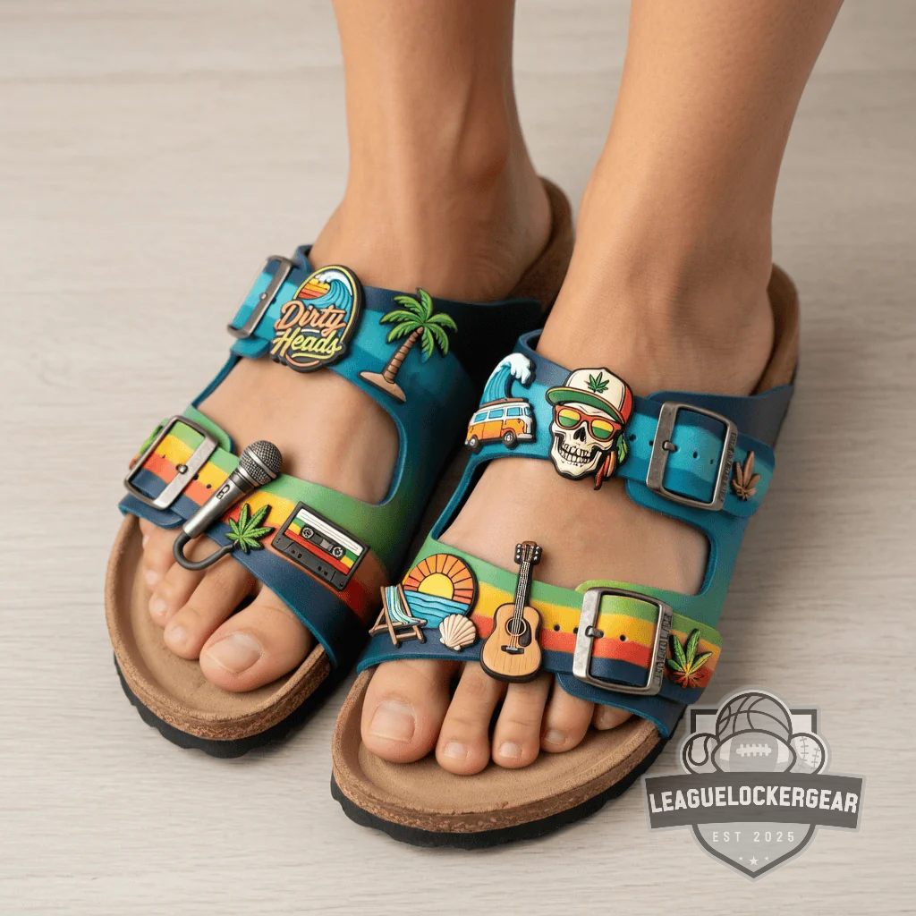 The Dirty Heads Sculpted Charm Collection Classic Slides - LeagueLockerGear