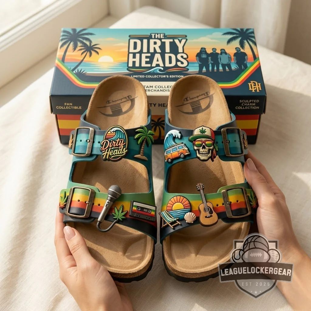The Dirty Heads Sculpted Charm Collection Classic Slides - LeagueLockerGear