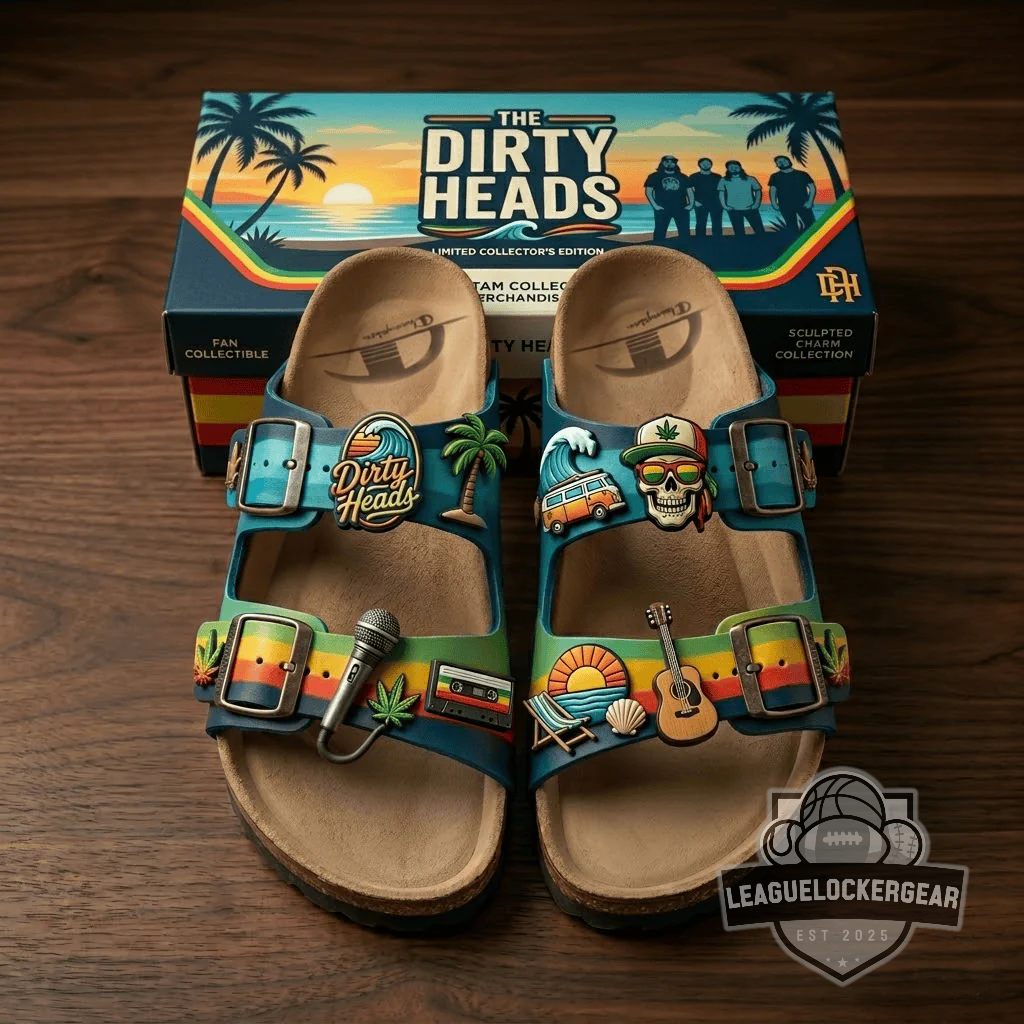 The Dirty Heads Sculpted Charm Collection Classic Slides - LeagueLockerGear