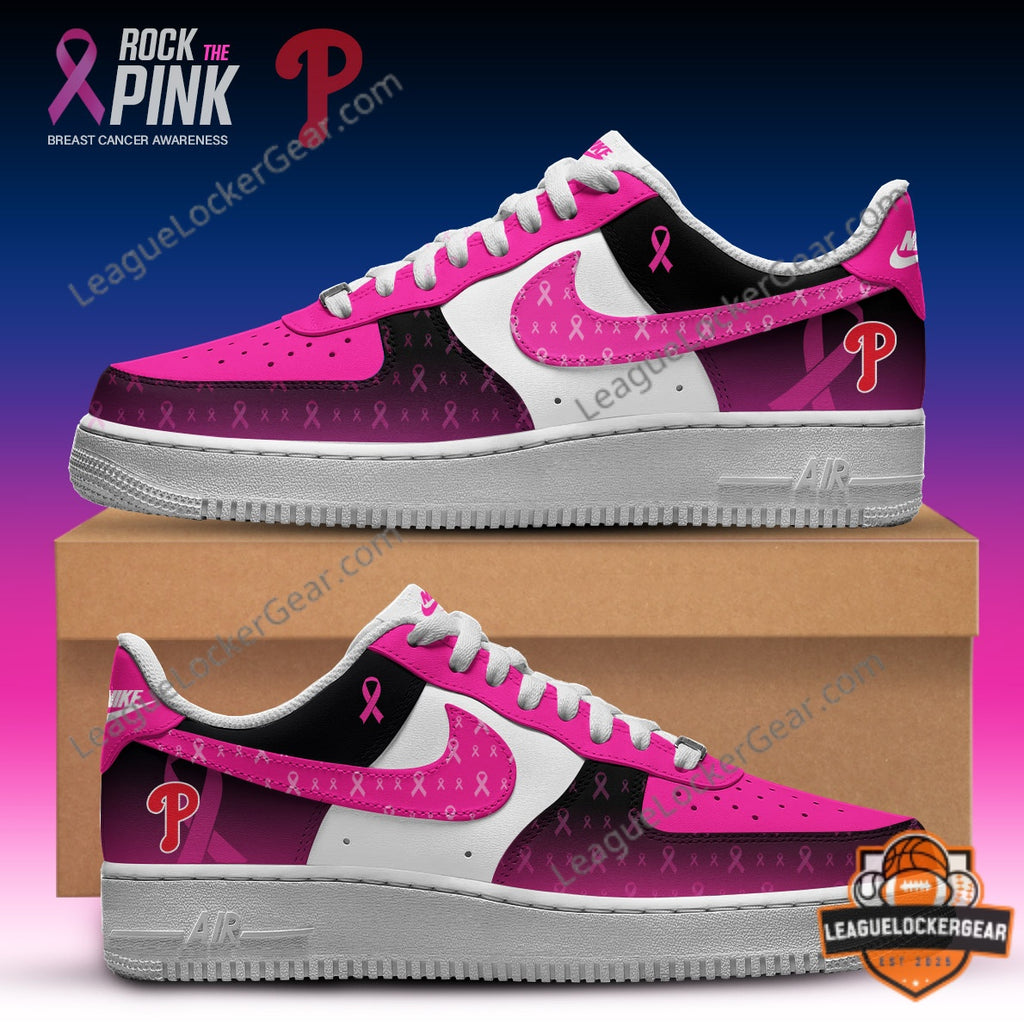 All Team MLB x Rock The Pink Breast Cancer Awareness Sneakers - LeagueLockerGear