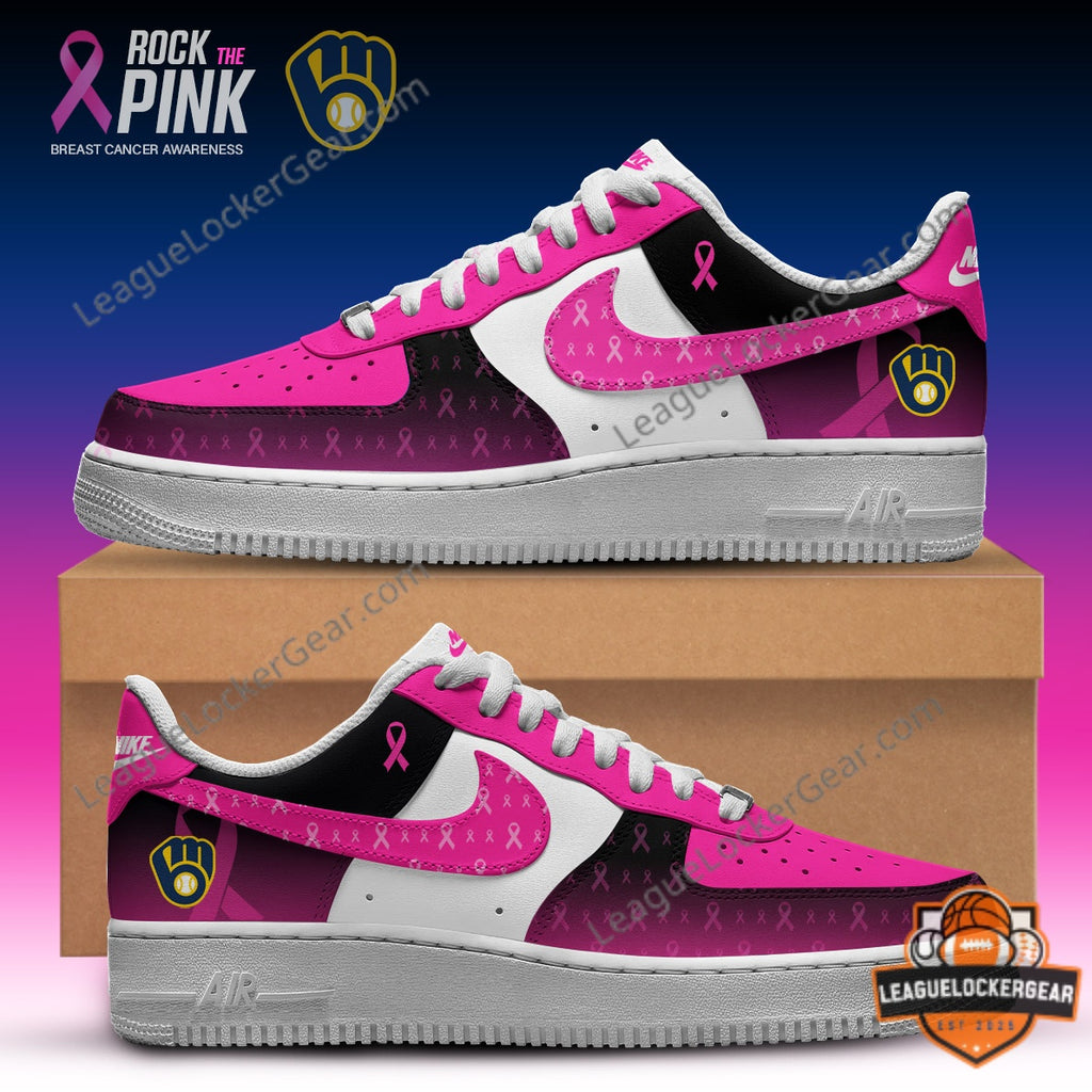 All Team MLB x Rock The Pink Breast Cancer Awareness Sneakers - LeagueLockerGear