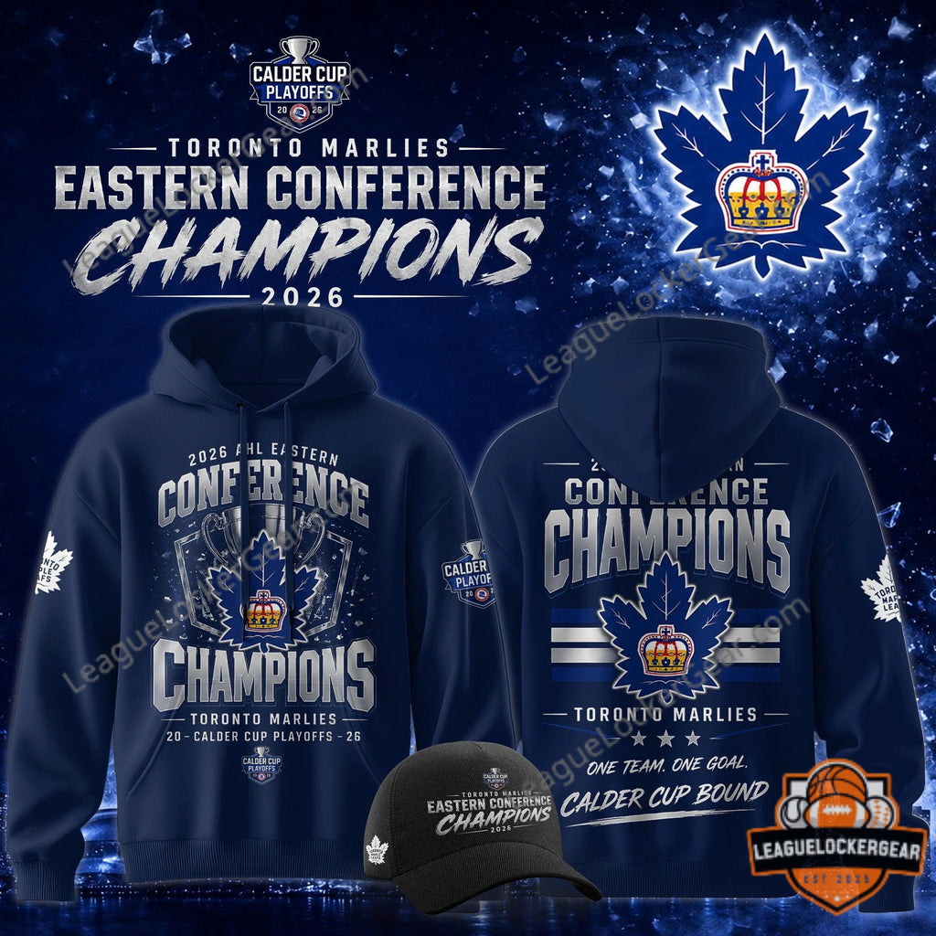 Toronto Marlies Eastern Conference Champions 2026 Calder Cup Playoffs Hoodie - LeagueLockerGear