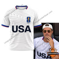 Brad Pitt 2026 World Cup USA Football Jersey - LeagueLockerGear