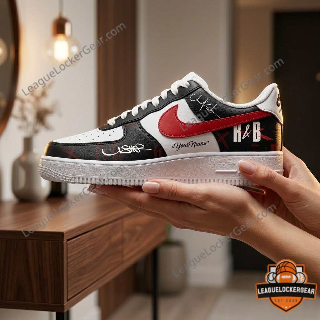 Usher Chris Brown R&B Tour Custom Sneakers - LeagueLockerGear