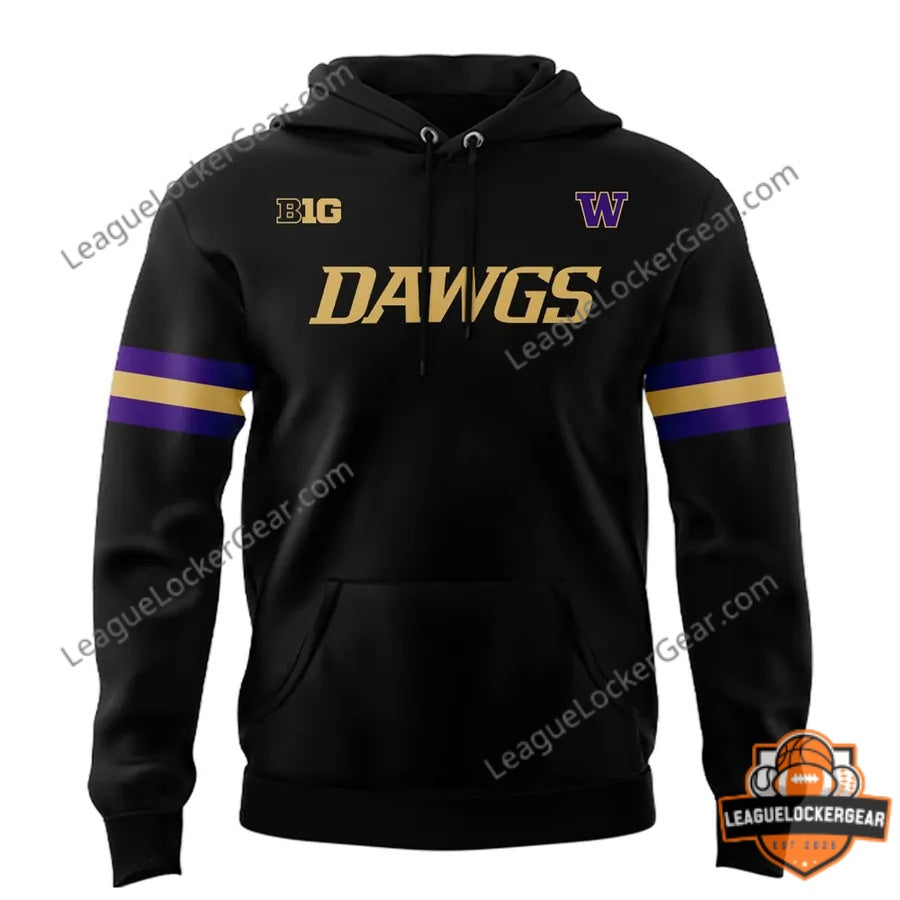 Washington Football Team Unleash The Dawgs Bow Down Black Uniform Hood