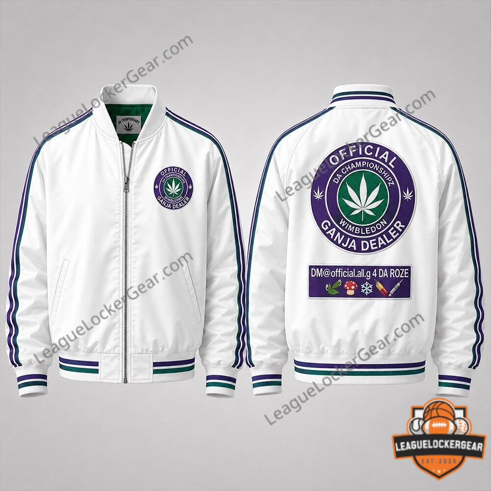Sacha Baron Cohen Ali G Wimbledon Bomber Jacket - LeagueLockerGear