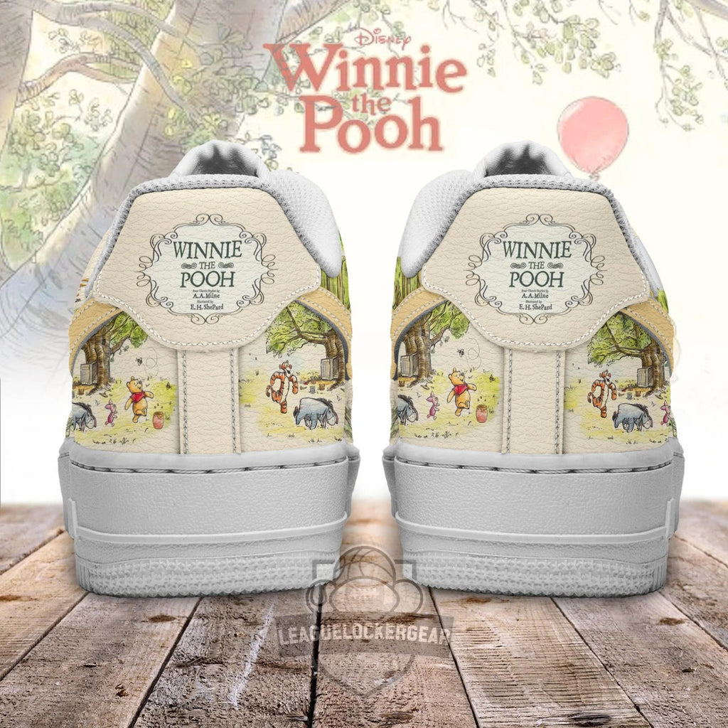 Winnie the Pooh Some Paths Are Destined To Cross Nike Air Force 1 Sneakers - LeagueLockerGear