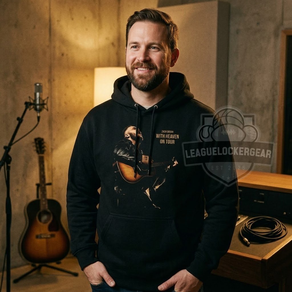 Zach Bryan With Heaven On Tour Hoodie - LeagueLockerGear